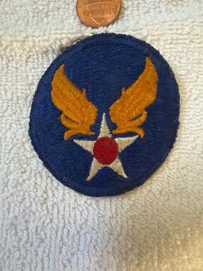 WWII USAAF Army Air Force Command ~2.5" patch c/e U6